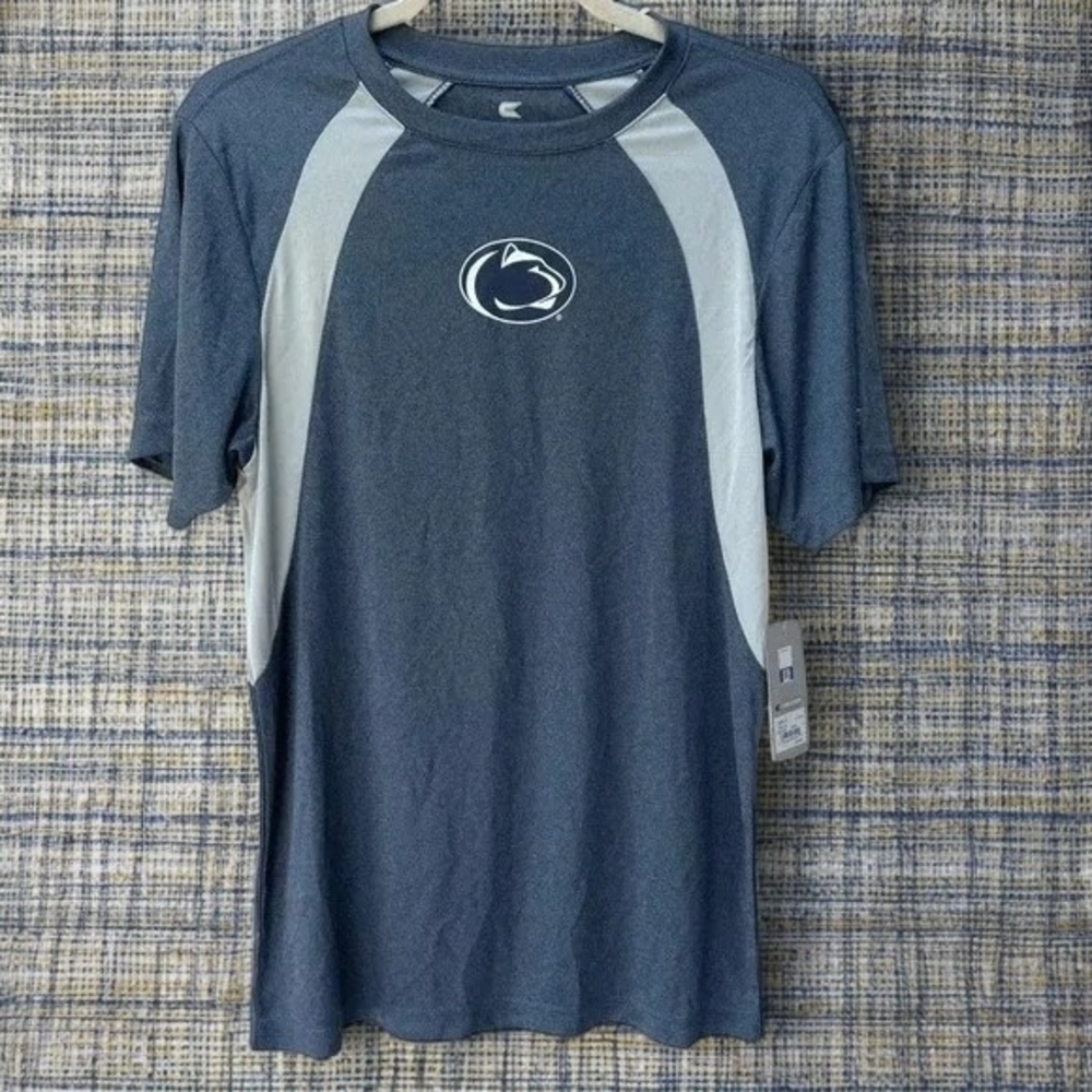 Colosseum Blue and Gray Short Sleeve Tee